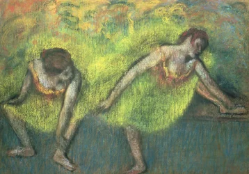 Due ballerini che si rilassano